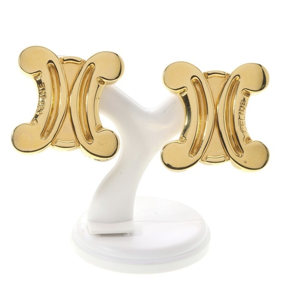 CELINE Jewelry - Celine Triomphe Earrings 18KYG 20251103